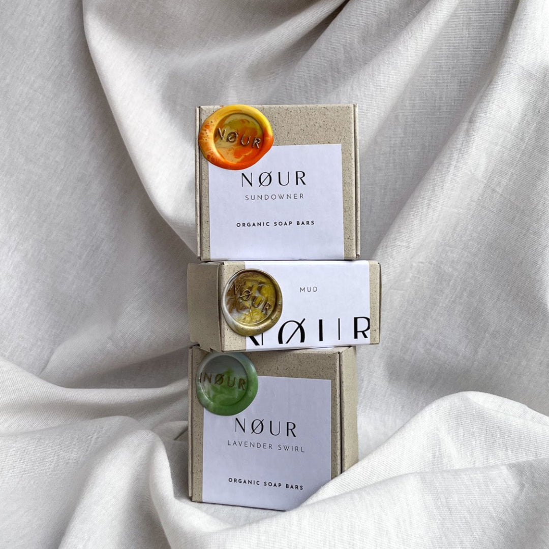 nour seifenverpackung mit wachssiegel nachhaltig und kompostierbar