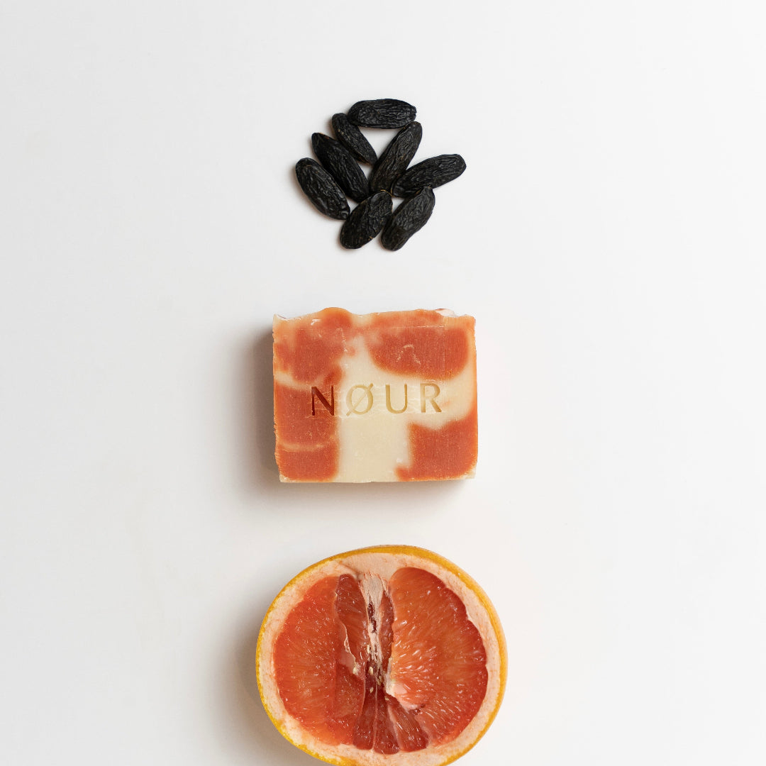 nour seife orange mit tonkabohnen und orange