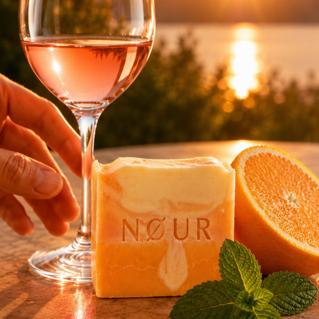 Seife Sundowner mit Weinglas